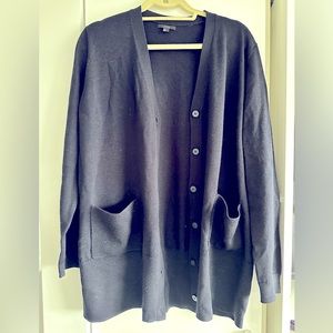 Cos Long Cardigan sweater. Navy
